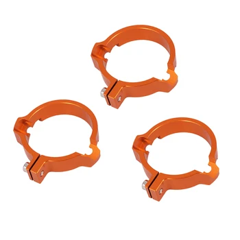 

3 X Motorbike Exhaust O-Clamp For SX250 EXC250 300 17-18 Orange