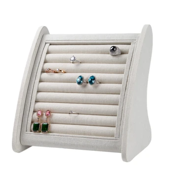 

Ring Jewelry Display Rack Storage Box Jewelry Rack Creative Curved Multi-Card Jewelry Stand Jewelry Display Props