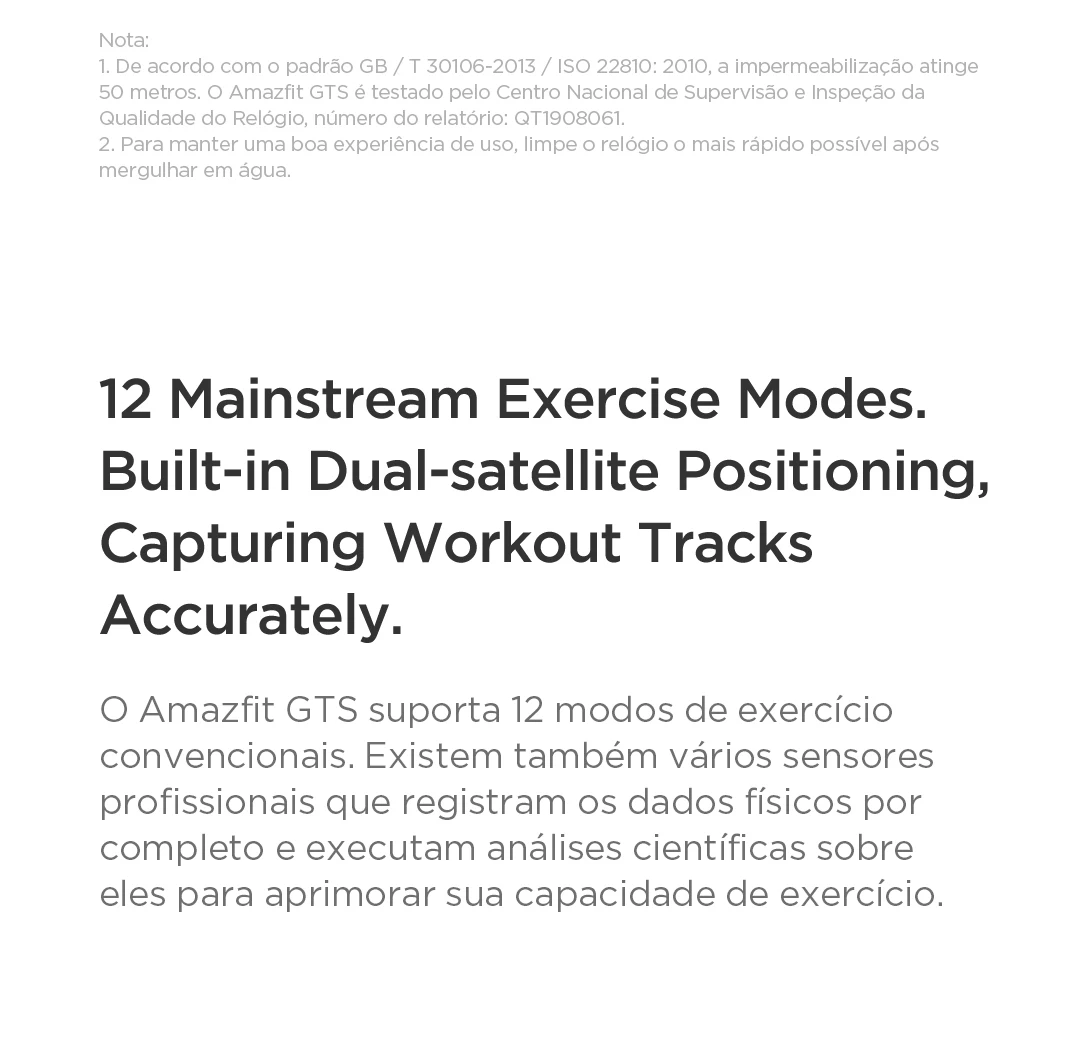 Amazfit-smart watch gts., relógio inteligente a prova