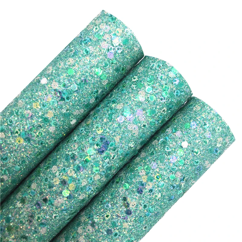 Synthetic Fabric Vinyl Glitter Glitter Vinyl Fabric Leather Chunky