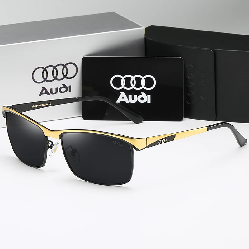 

High Quality Men Sunglasses Star Style Frame Oversized Alloy Polarized Brand Design Pilot Male Sun Glasses Driving