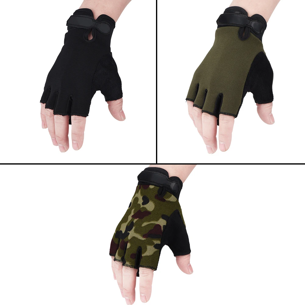 

Adjustable Unisex Children Kids Bike Gloves Half Finger Breathable Anti-slip For Sports Riding Cycling Durable Antiskid Gloves