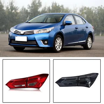 

CAPQX 4PCS/Lot For Toyota corolla 2014-2017 LED Rear Taillight Tail Light Assembly Brake Stop Praking Lamp Turn Signal Light