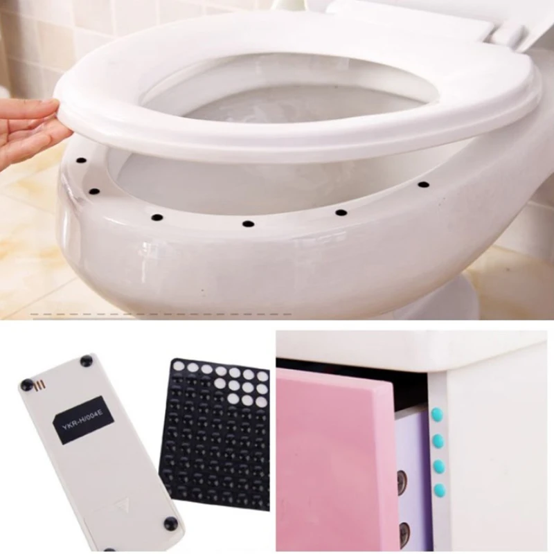 1-100 X RUBBER BUFFER 40 mm Door Buffer Self Adhesive Wall Bumpers Toilet Lid 