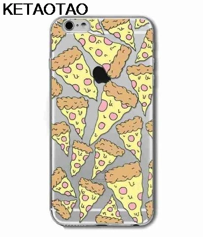 KETAOTAO пончики макарон, десерт чехол для телефона s для iPhone 4S 5C 5S 6 6S 7 8 Plus XR XS Max чехол кристально чистый мягкий TPU чехол s - Цвет: Небесно-голубой