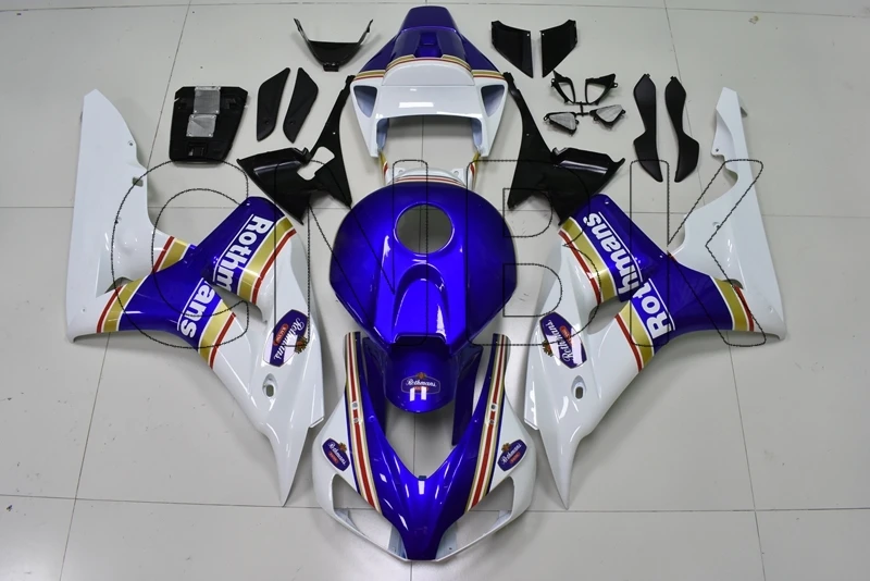 CBR1000RR 07 обтекатель Fireblade 2007 Белый Синий Пластиковые обтекатели для Honda Cbr1000 RR 2006 - |
