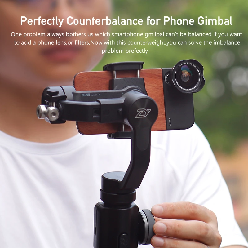 Ulanzi противовес для zhiyun smooth 4 балансировки DJI Osmo Mobile 3 момента объектив anamorphy