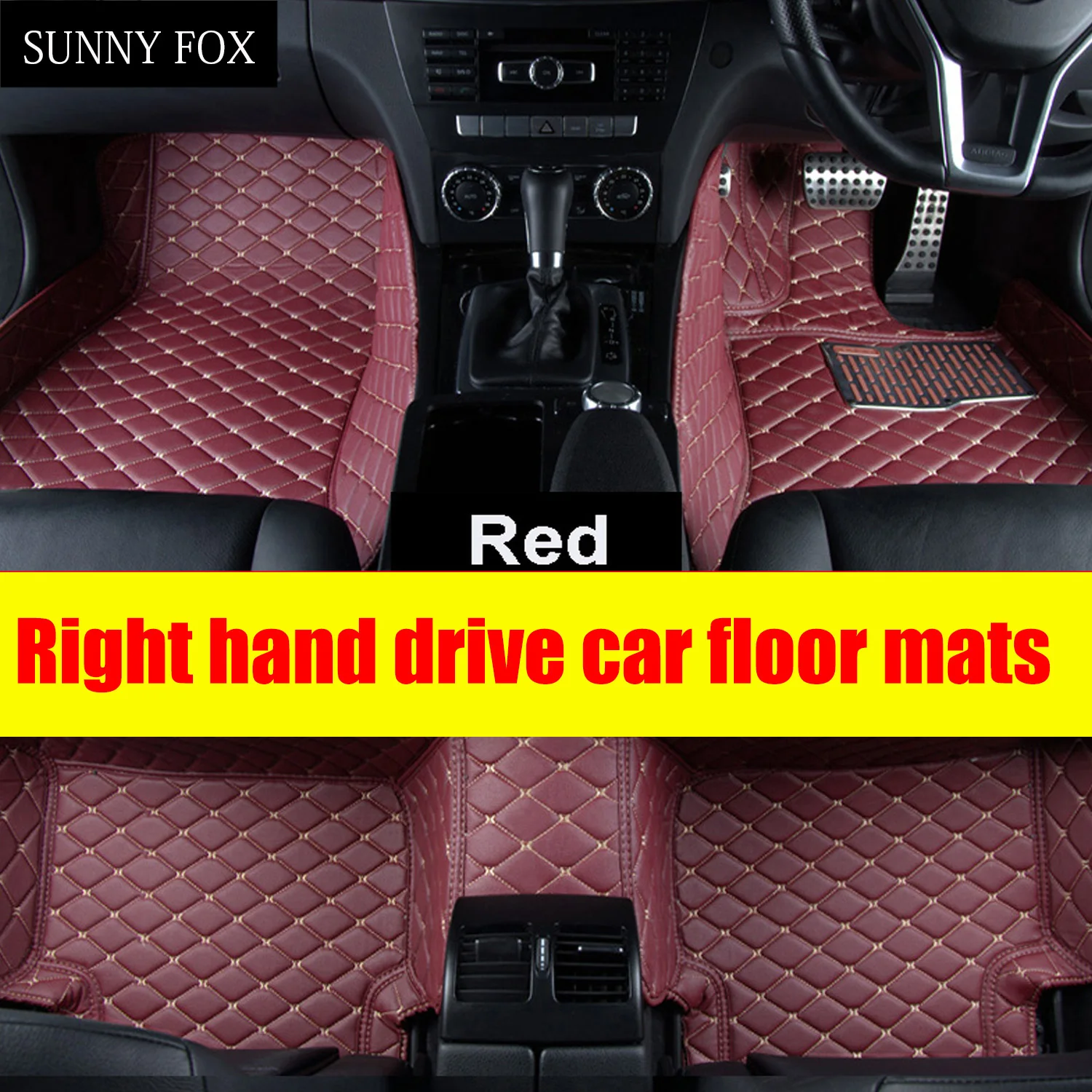 Правый руль SUNNY FOX/RHD автомобильные коврики для пола сделанные Hyundai Sonata Tucson ix35