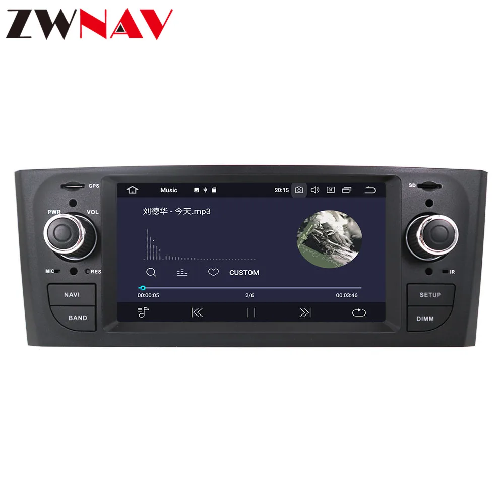 PX6 ips 4+ 64 Android 9,0 автомобильный DVD стерео Мультимедиа для Fiat Punto 2005-2009 радио gps Navi Аудио Видео Стерео головное устройство карта