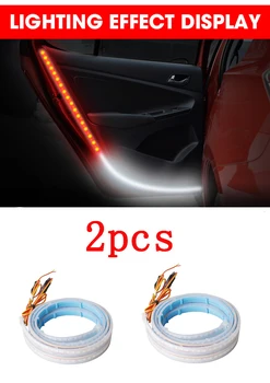 

1 Pair LED Car Door Anti-collision Warning Lights Atmosphere Lamp Decoration