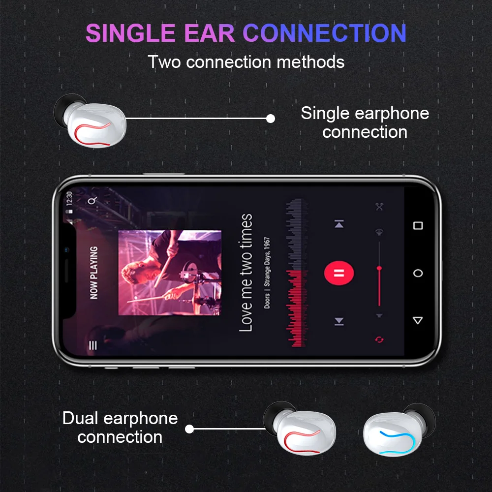 Новинка HBQ Q32 TWS Bluetooth наушники 9D HIFI светодиодный цифровой наушники Handsfree наушники спортивные наушники power Bank