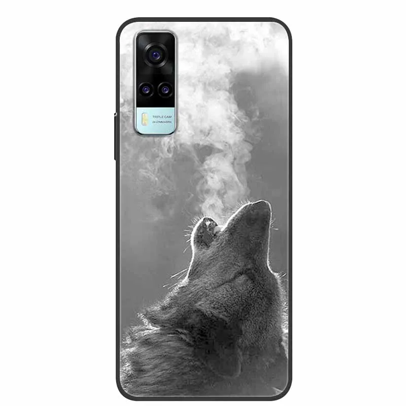 Cute Cartoon Shockproof Soft Silicone TPU Back Cover - Enhanced Protection and Style