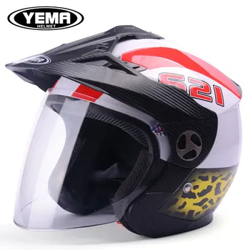 

New Arrival 2020 Yema Motorcycle Helmet Motorbike Helmet Motocross Casco Moto Helmet For Motorcycle 3/4 Face Cascos Para Moto