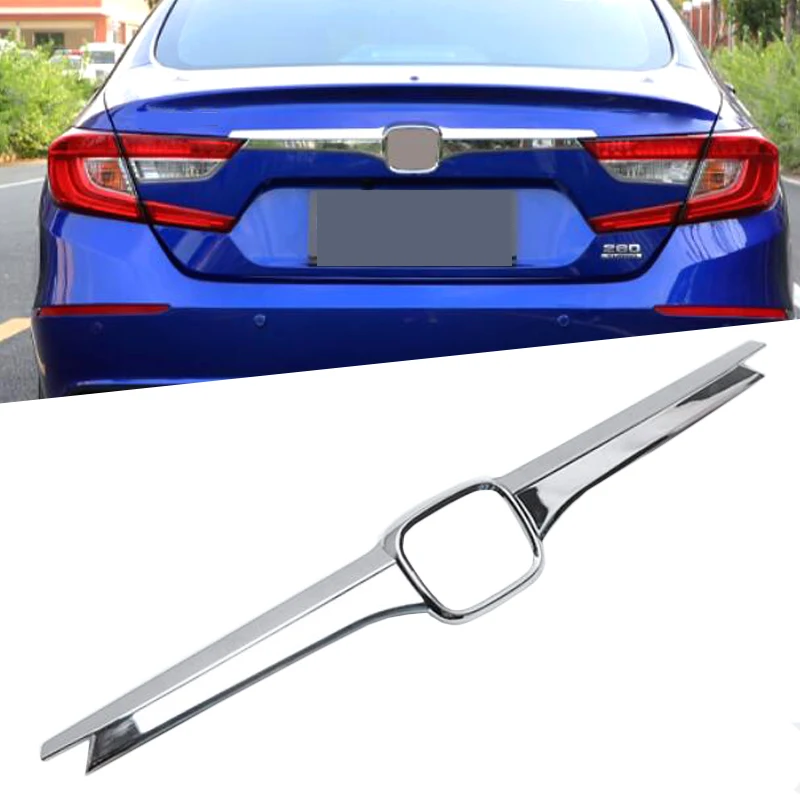 

Rear Trunk Logo Lid Cover Tailgate Door Molding Trim Protector Strip ABS Car-Styling Accessories For Honda Accord 10th 2018 2019