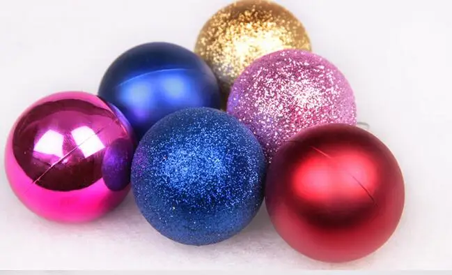 Декоративные безделушки, вечерние, свадебные украшения, пластиковые рождественские шары, рождественская елка, Рождественские шары