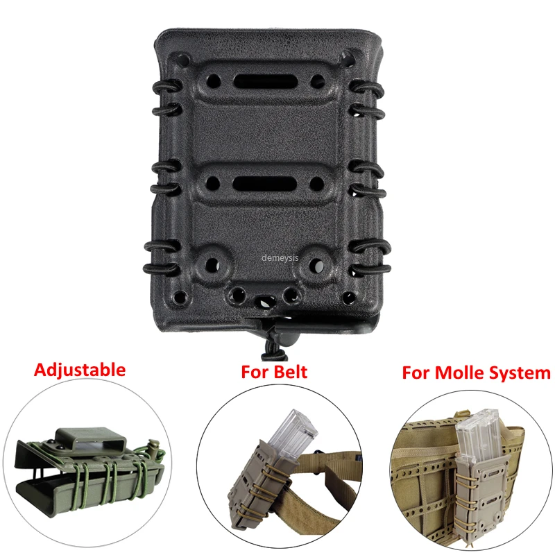 

Tactical 7.62 Magazine Pouch Quick Release Fast Mag Case Rilfe Ammo Box Replacement for Molle System Belt