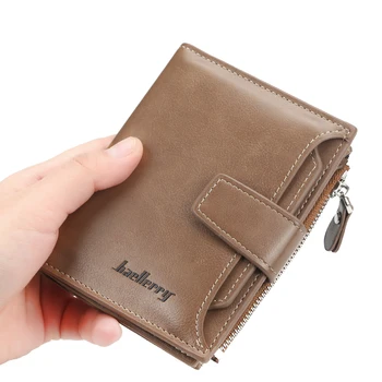 

2020 Cool Wallets For Men Leather Brand Large Capacity Cards Holders Men Purse Short Slim PU Money Bags For Dollars Boy Gifts