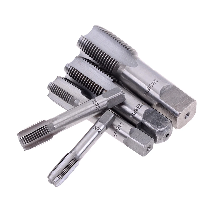 G1 8 1 4 3 8 1 2 3 4 Hss Taper Pipe Tap Bsp Metal Screw Thread Cutting Tap Die Aliexpress