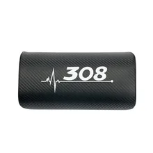 1 шт., автомобильные подушки для шеи, обе стороны, искусственная кожа, один подголовник для peugeot 308, аксессуары для стайлинга автомобилей