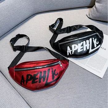 

2020 Hot Unisex Women Man Waist Fanny Pack Belt Travel Bag Purse Chest Pouch Bullet Pack Street Style Letter Printed Bag