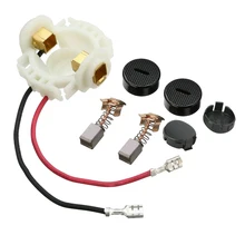 2 угольные щетки, 1 держатель щетки, 2 колпачка, 2 крышки для торцовочной пилы, режущая пила