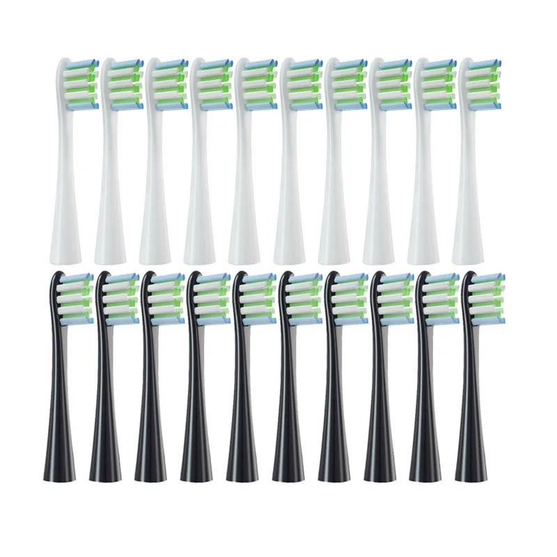 Replacement Brush Heads for Oclean X/ X PRO/ Z1/ F1/ One/ Air 2 /SE Sonic Electric Toothbrush Soft DuPont Bristle Nozzles 10 Pcs | Бытовая