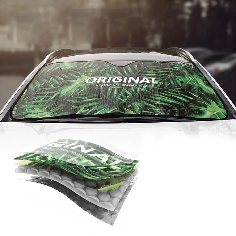 Car Windshield Sun Shade Car Sunshade-Keep Your Vehicle Cool UV Sun and Heat Reflector Universal Fit