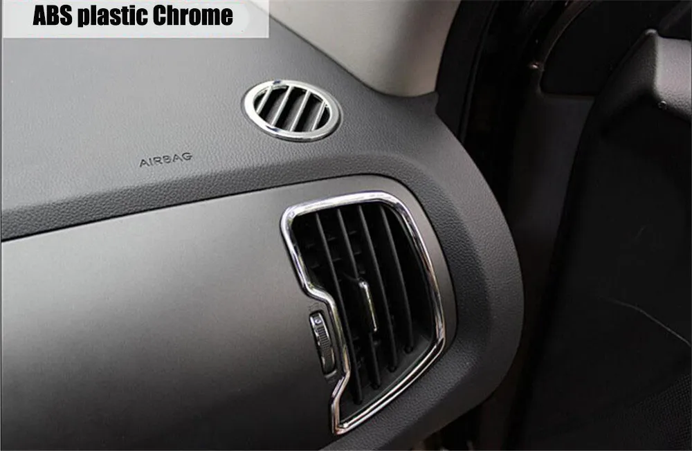 6 шт. комплект Автомобильный Стайлинг вентиляционное отверстие выход декоративная отделка авто аксессуары чехол для Kia Sportage R 2011 2012 2013