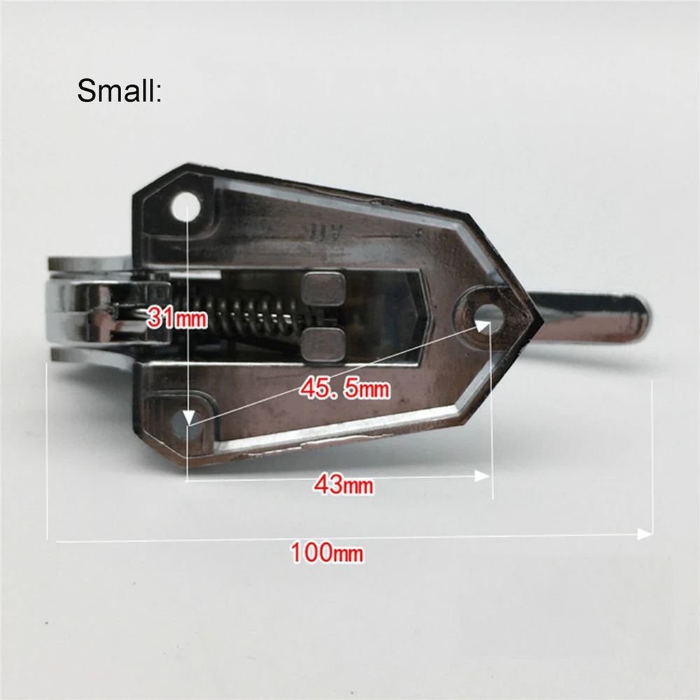 Zinc Alloy Security Hasp Latch Lock Oven Pressing Door Lock Large Freezer Refridgerator Handle Door Parts