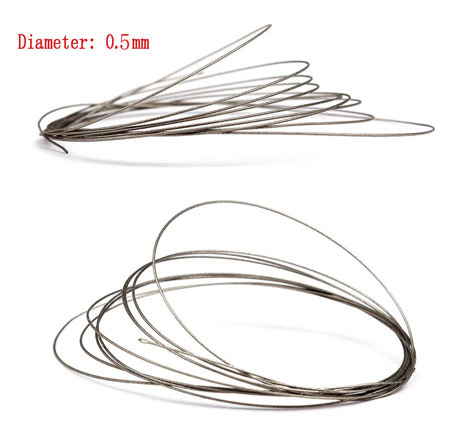 BSRTTOOL 0.3/0.5mm Diamond Wire Saw Blade Cutting Tool Emery Electroplate Diy Hand Cut Equipment For Glass Stone Marble Wood