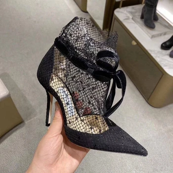 

kmeioo sexy women shoes party pumps lace heels woman dress shoe high heels pointed toe thin heels stiletto wedding shoes