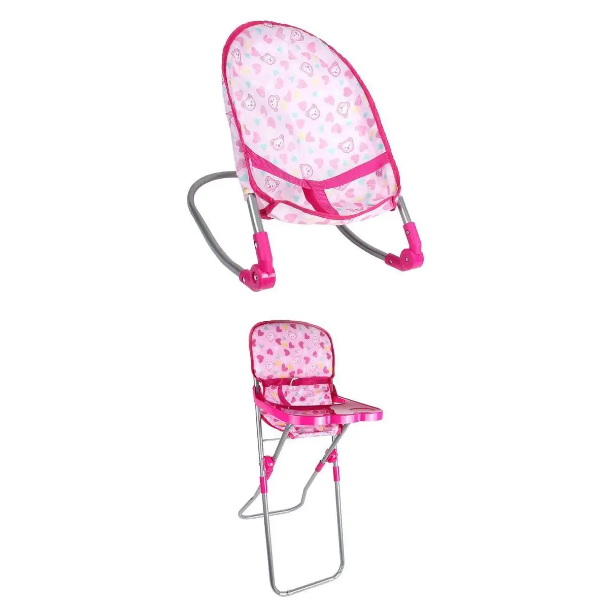 

Baby Doll Dining Rocking Chair Furniture 9-12' Reborn Doll for Mellchan Doll