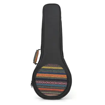 

Nylon Mandolin Gig Bag Folk Style Dual Shoulder Backpack Musical Carry Case Box W91C