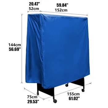 

New Ping-Pong Table Dust Covers Outdoor Wind Sun Rain Protector Oxford Waterproof UV Resistant Tennis PingPong Table Storage Cov