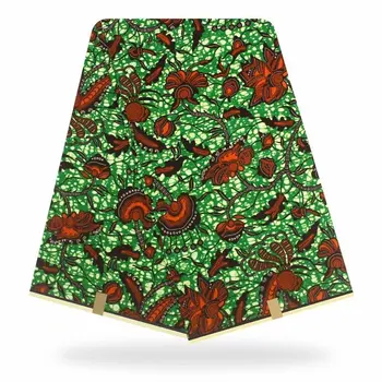 

2020 lace fabrics 6 yards High Quality African100% Cotton Fabric African Printed wax cloth ankara fabric african real wax
