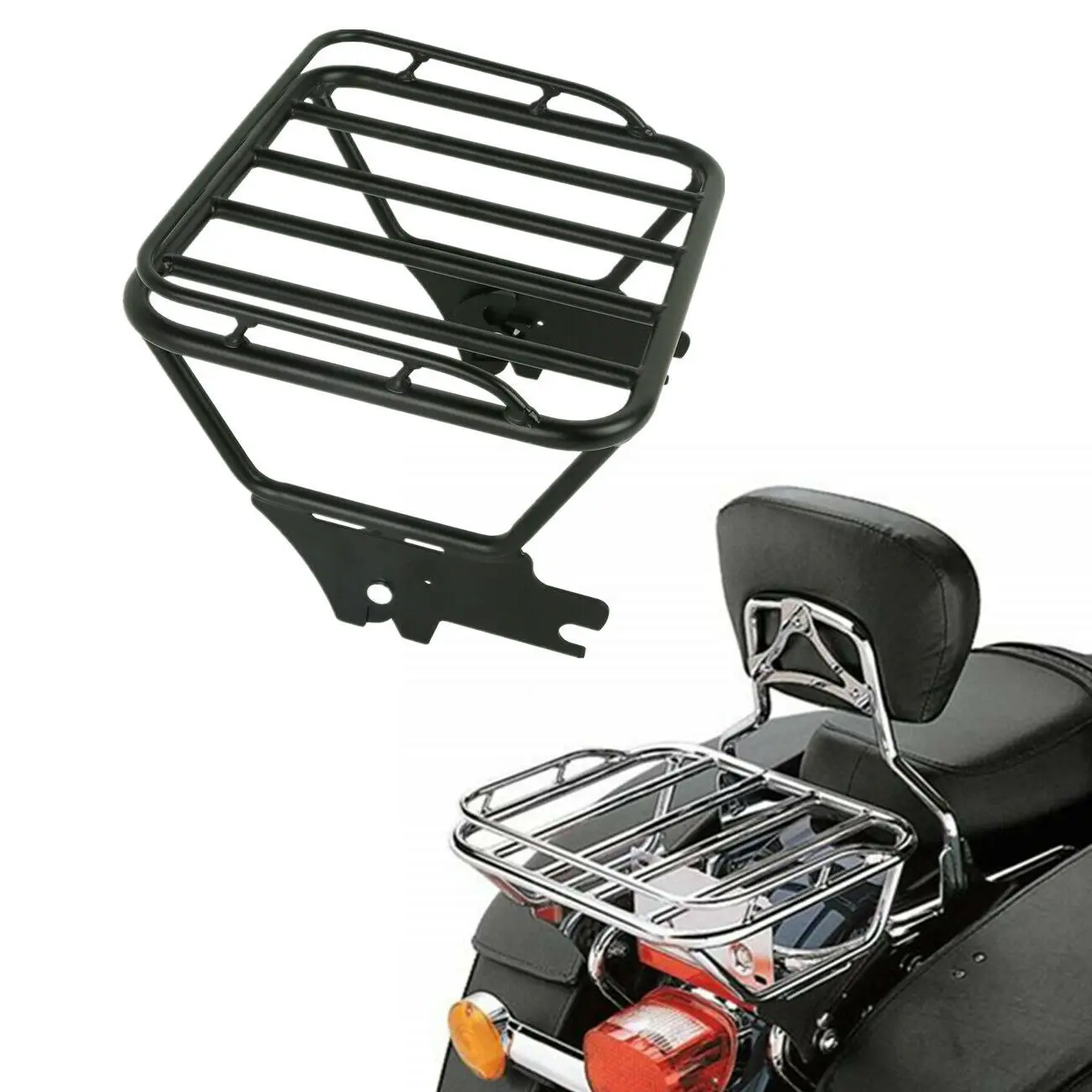 Мотоцикл съемный 2-up Чемодан стойка для Harley Touring Street Glide Road King Electra Road Glide 1997-2008