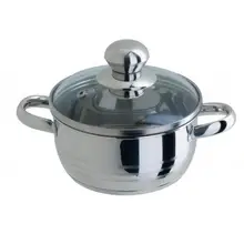 Кастрюля REGENT INOX, LUNA vitro, 4,5 л