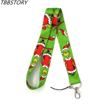 

12Pcs Dr Seuss Christmas Phone Lanyard for Gym Keys ID Card Badge Holders Mobile Keychain Neck Straps Hang Rope Lanyards