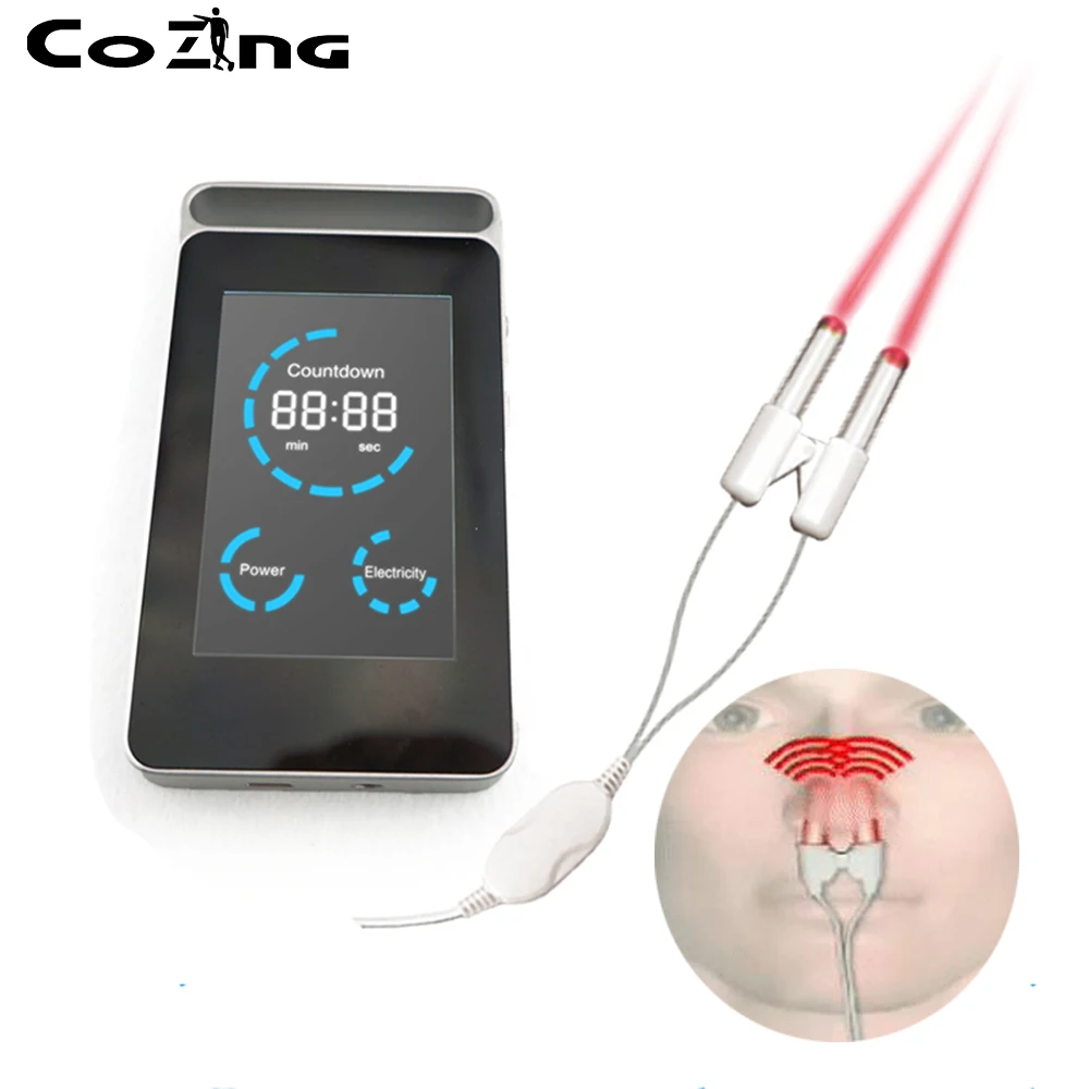 650nm Laser Therapy Rhinitis Blood Cleansing Reduce Blood Viscosity COZING