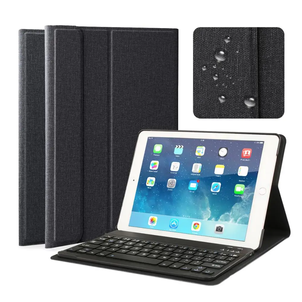 

PU Leather Bluetooth Keyboard Case For iPad 9.7 2018 2017 / iPad Air 2 1 Cover Multiple Folio Stand for iPad 2018 Case 9.7"