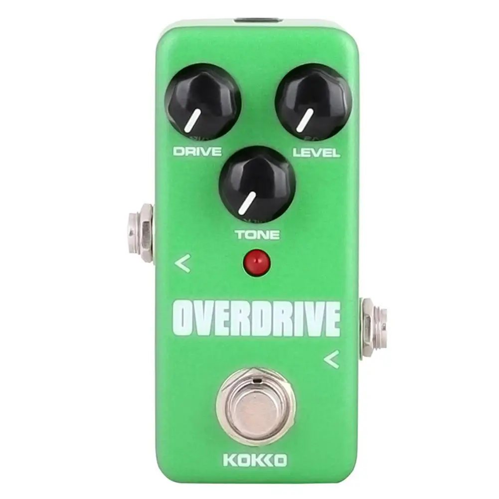 

FOD3 Mini Overdrive Electric Guitar Effect Pedal Portable True Bypass Aluminium Body Tube Overload Guitar Stompbox