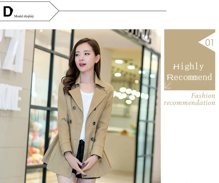 Windbreaker Female Spring Autumn Korean Thin Plus Size Double Breasted Ladies Khaki Dress Coat Long Trench Coat for Women 4xl