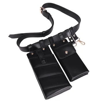 

Belt Chest Bag New Retro Multifunction Shoulder Messenger Bag Fashion Mobile Phone Purse Black