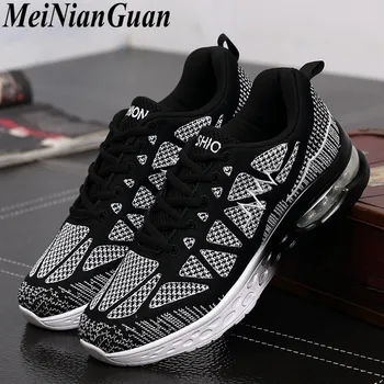 

Big Size Men's Sneaker Summer Men Casual Shoes Air Shoe Fashion 2020 Couple Shoes Mens Black Tennis Shoe Platforms Male Shoe L2