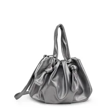 Роскошная сумка-мешок женская сумка через плечо круглая Женская Высококачественная стильная сумка и сумки элегантная женская сумка большой емкости