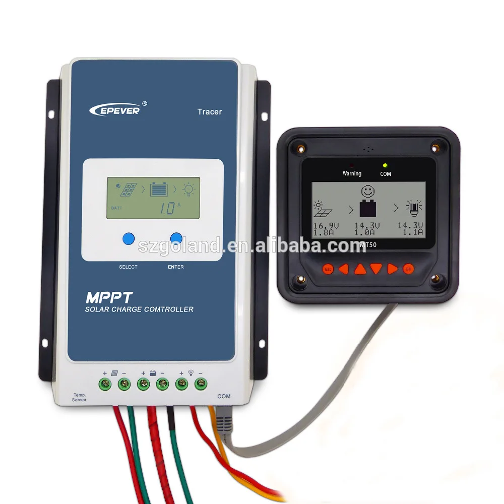 

MPPT Solar Charge Controller 40A 12V/24V Auto Work Upgrade Version with LCD Display
