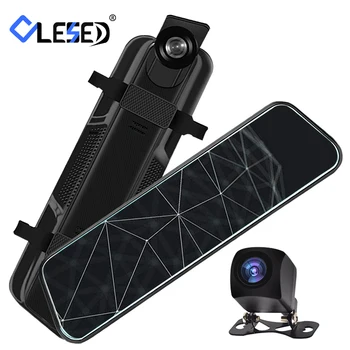 

10 Inches Stream Media Car Dvr Camera Rearview Mirror FHD 1080P Dual Lens Digital Video Recorder Dash Cam Registrator Camcorder