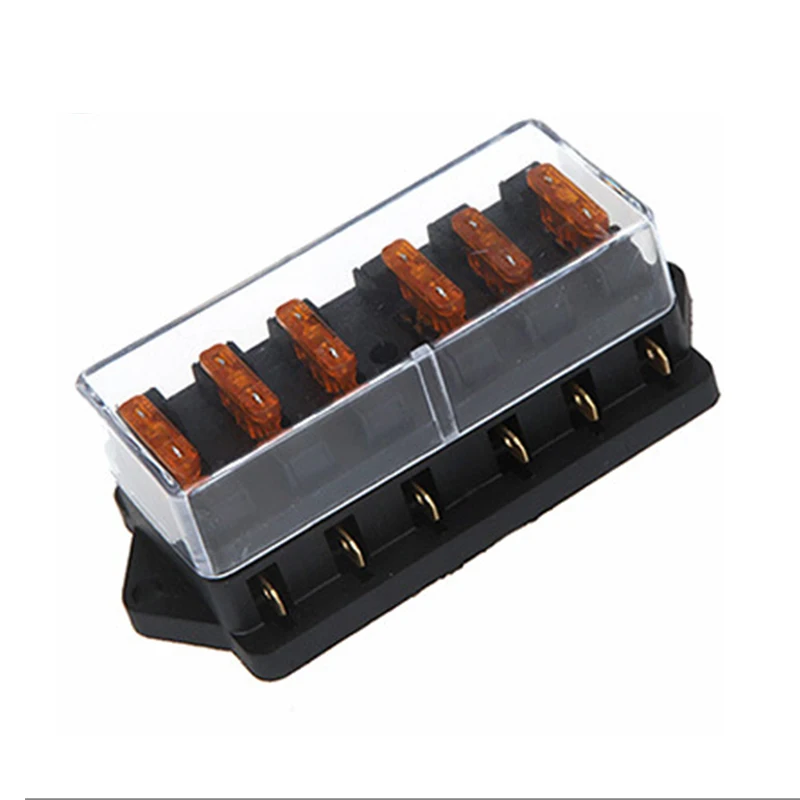12V 24V 32V 48V Пластик крышка Держатель плавкого предохранителя M5 серьги-гвоздики с