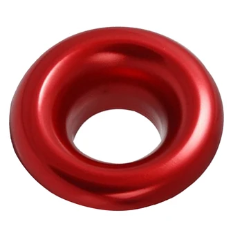 

3" Air Compressor Short Ram Cold Intake Inlet Velocity Stack Horn Red