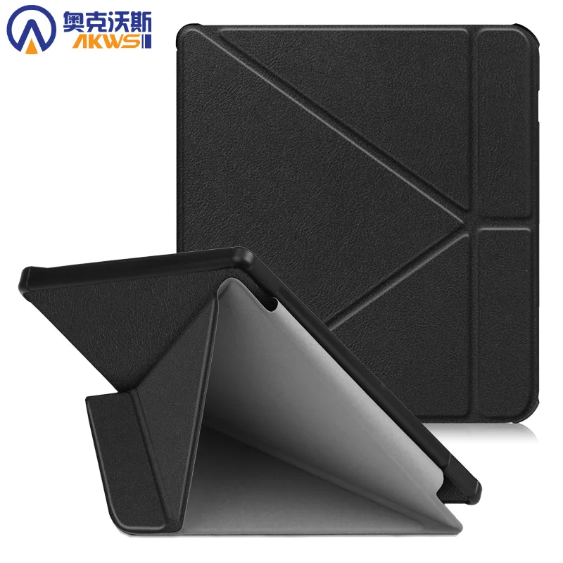 Чехол funda для Kobo Libra H2O 7 дюймов Мульти Складная подставка из искусственной кожи чехол для Kobo libra H2o sleepcover